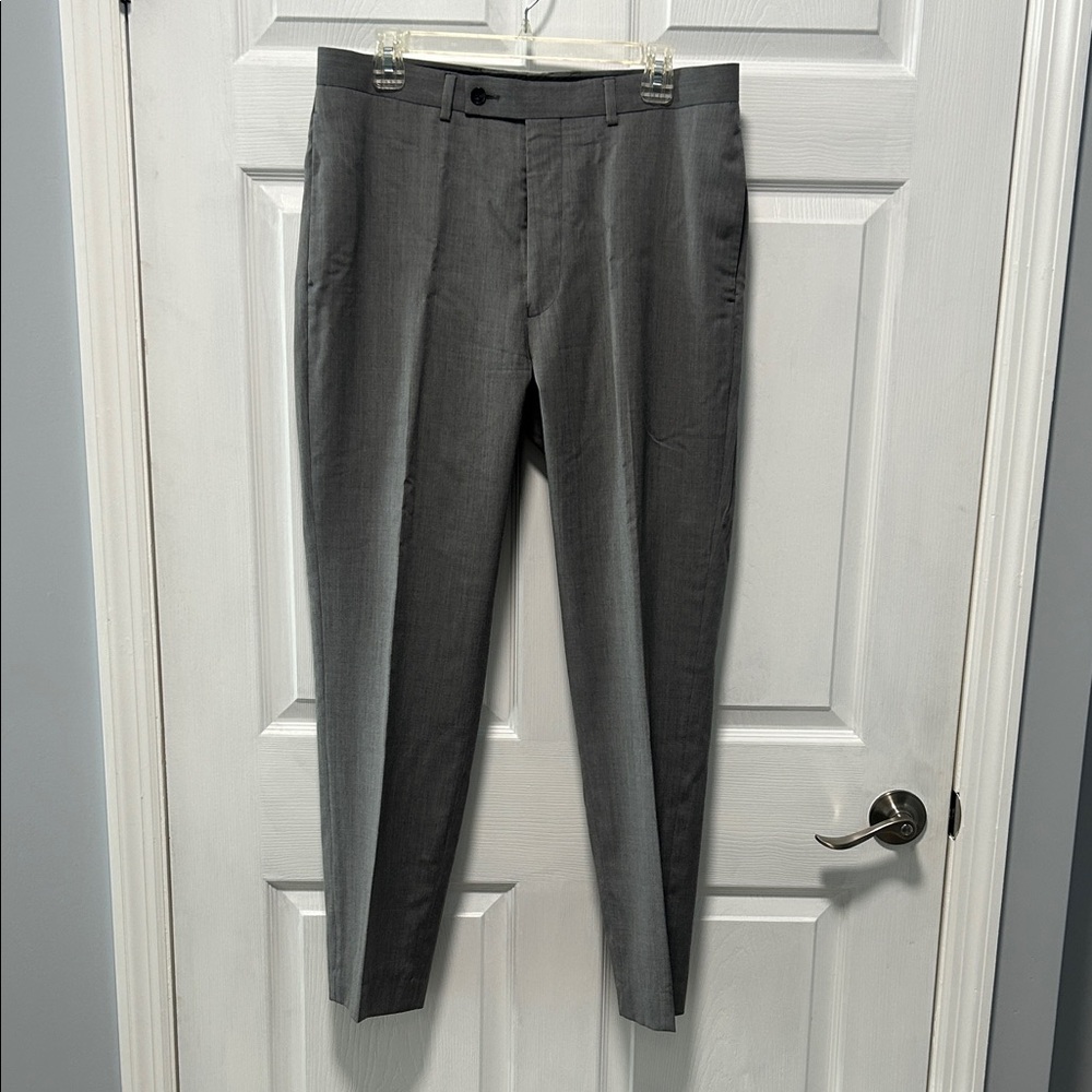 Calvin Klein Slim Fit Men's Gray Dress Pants